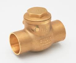 Brass 2-in SWT x 2-in SWT Swing Check Valve - Lead-Free | BK ...
