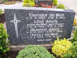 Grab von Heinrich Abels (07.11.1913-17.01.1994), Friedhof Marcardsmoor