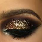 Glitter eye shadows