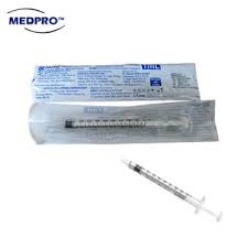 NIPRO Disposable Syringe 1cc/1ml (Slip-Tip) 100pcs/box