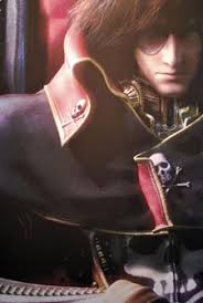 ... White Tegami Bachi 2 Kuroshitsuji (Black Butler) 2 Hyakka Ryoran Samurai Girls Captain Harlock CGI - 199578-harlock_660_super