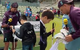 Class Act! Joe Root Surprises Blind Fan With Autographed Jersey And Kind Words