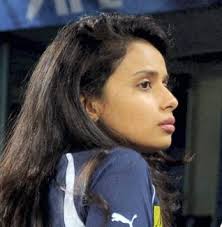 PTI A file photo of Deccan Chargers co-owner Gayatri Reddy during a DLF IPL Twenty20 match. - vbk-Gayatri_Reddy__1241344e