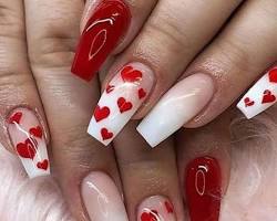 Hình ảnh về Valentine's Day Nails design