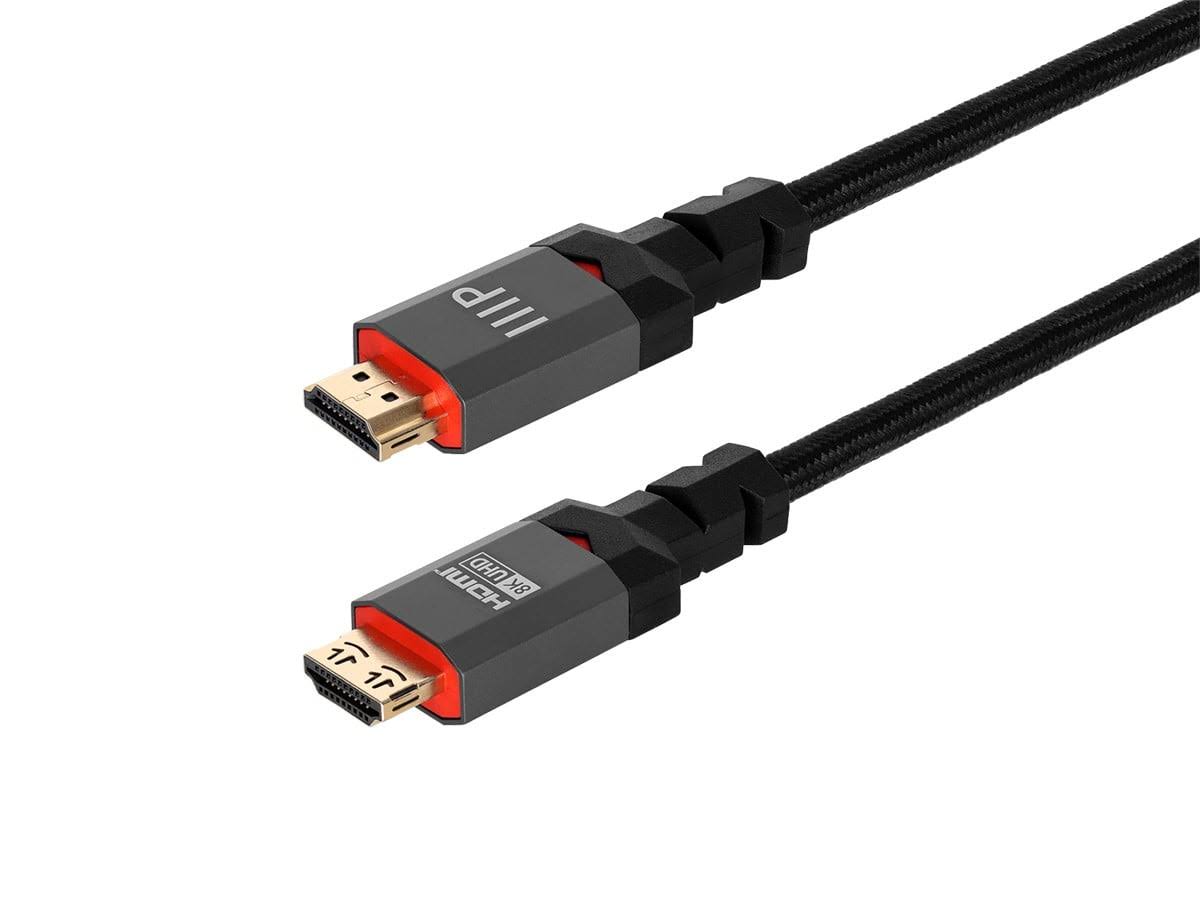 Monoprice 8K Certified Ultra High Speed HDMI Cable Black