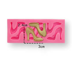 Barbie High Heels Shoes Silicone Mold