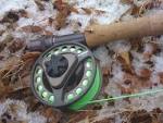 Fly reel setup