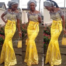 Image result for yellow asoebi