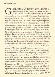 Image result for desiderata