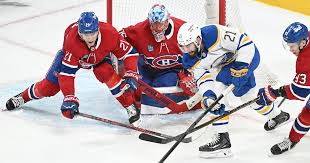 Newhook, Caufield score for Canadiens as they lead Sabres after first period of Game 4