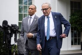 https://www.newsbreak.com/mediaite-520570/4264097311800-trump-posts-deranged-ai-video-of-chuck-schumer-calling-democrats-just-a-bunch-of-woke-pieces-of-sh-t