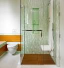 Teak flooring for shower