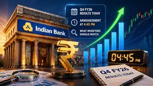 Indian Bank Q4 FY26 Results Today: Announcement at 4:45 PM – What Investors Should Watch
