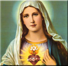 We&#39;ll gather in sacred song to Mary and be blessed by the beautiful love of Her sacred heart. Her presence is strong in circles of women like us. - icon-Sacred-Heart-of-Mary