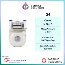 DAESUNG Diaphragm Gas Meter G4 for LPG / NG | Lazada ...