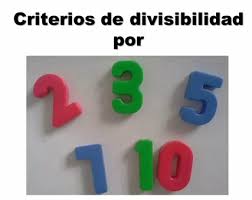 Resultado de imagen de actividades interactivas criterios de divisibilidad