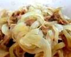 ツナと玉ねぎの炒め物