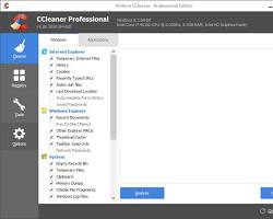 Gambar CCleaner interface