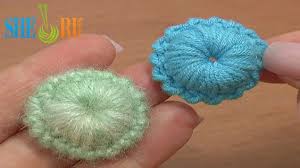 نتیجه تصویری برای ‪How To Crochet Button Урок 1 Как связать крючком пуговицу, полный урок‬&rlm;