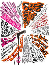 Microphone and quotes - Editorial Illustration - Andy Smith ... via Relatably.com