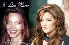 (L to R) Lisa Johansen on the cover of book I, Lisa Marie and Lisa Marie Presley, daughter of Elvis Presley. She filed a lawsuit in US District Court in ... - presley-daughters
