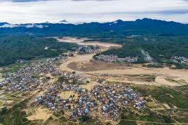 Lluvias torrenciales provocan inundaciones devastadoras en una ciudad china y una invasión de serpientes