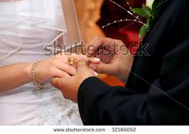 Image result for rings in bride and groom fingers