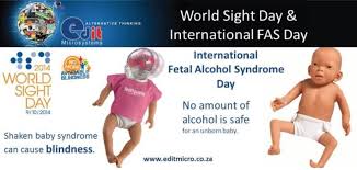 World Sight Day and International Fetal Alcohol Syndrome Day | via Relatably.com