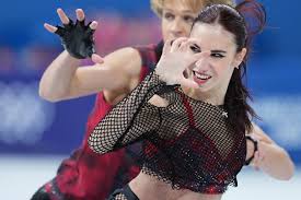 Diana Davis performing on ice