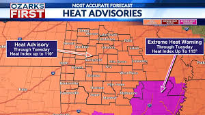 Heat advisory issued as Ozarks brace for summer heat