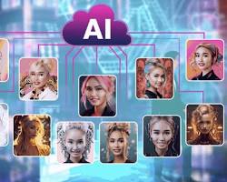 person using a AI powered Photo Booth
