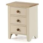 Ivory bedside cabinet