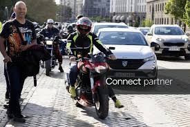 Licensable picture: Motorcycle riders protested against rising insurance costs in Sofia