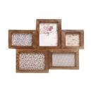 Wooden multiple photo frames