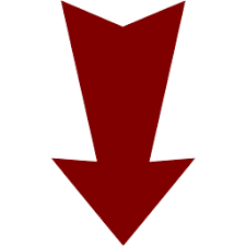 Maroon arrow down 4 icon - Free maroon arrow icons