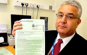 Dr Sherif Abdel-Fattah was caught by a speed camera travelling at 36mph in a 30mph zone as he rushed to answer an emergency call Photo: SWNS - Sherif_1518899c