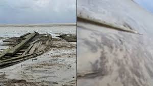 Lake Erie Shipwreck Uncovered by High Winds and Low Water Levels