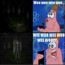 Image result for spongebob slenderman memes