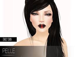 Pelle - Emily dark lips gloss cross skin SPECIAL PRICE FOR HALLOWEEN - emily%2520red%2520cross