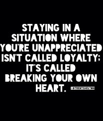 quote: staying in a situation where you&#39;re unappreciated - Google ... via Relatably.com