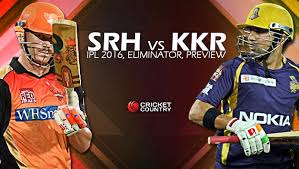 Image result for Sunrisers Hyderabad vs Kolkata Knight Riders