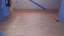 Wood grain rubber flooring