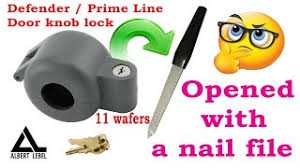 [566] Defender door knob lock out device (Opened with a nail ...