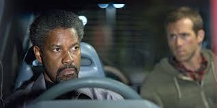 Denzel and Ryan on Set