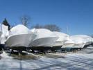 Storing boat for winter