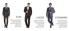 Slim tailored suits