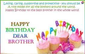 Cute Happy Birthday Quotes wishes for brother ~ The Hub Of Quotes ... via Relatably.com