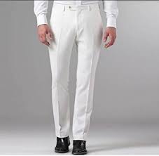 White 3 Pieces Wedding Suits Peak Lapel Groom Tuxedos Men Suit - Product from Amazon.com