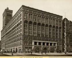 Image of Louis Sullivan Auditorium Building Chicago Illinois USA