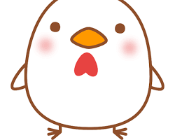 かわいい鶏のイラスト